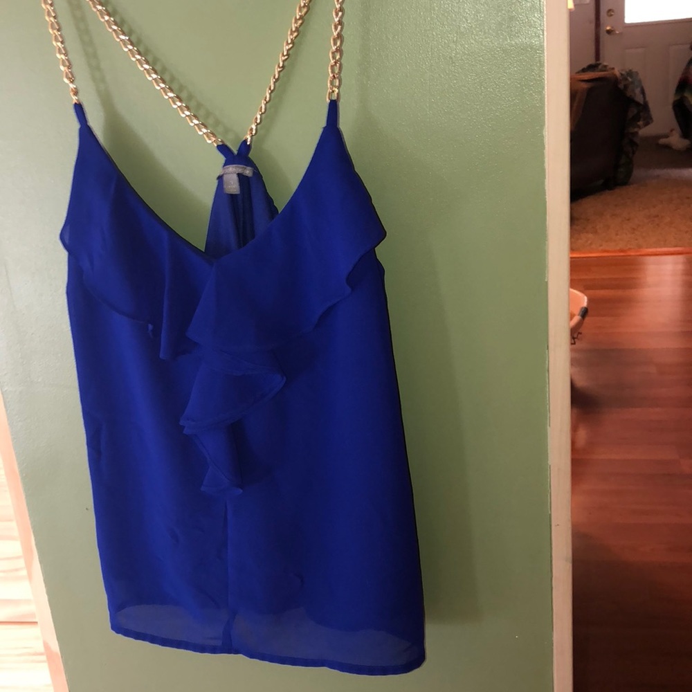 Royal blue blouse!
